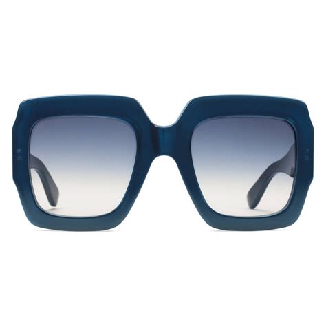 gucci blue square sunglasses|black gucci sunglasses brand new.